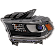 2017 Dodge Durango - Driver Side Halogen Headlight, With bulb(s), OE Replacement