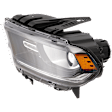 2017 Dodge Durango - Driver Side Halogen Headlight, With bulb(s), OE Replacement