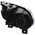 2014-2017 Dodge Durango - Passenger Side Headlight, with Bulb, Halogen, without LED DRL, Clear Lens, Chrome Interior