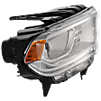2014-2017 Dodge Durango - Passenger Side Headlight, with Bulb, Halogen, without LED DRL, Clear Lens, Chrome Interior
