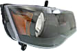 Passenger Side Headlight, with Bulb, Halogen, Clear Lens, Black Interior, 6 Cyl., 3.6L Engine, CAPA Certified