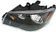 Driver Side Headlight, with Bulb, Halogen, Clear Lens, Black Interior, 6 Cyl., 3.6L Engine, CAPA Certified