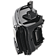 2015-2016 Dodge Charger - Passenger Side Headlight, with Bulb, Halogen, Smoked Lens, with LED DRL