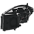 2015-2016 Dodge Charger - Passenger Side Headlight, with Bulb, Halogen, Smoked Lens, with LED DRL