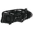 2015-2016 Dodge Charger - Passenger Side Headlight, with Bulb, Halogen, Smoked Lens, with LED DRL