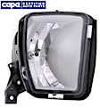Front, Passenger Side Fog Light, with Bulb, Halogen, Standard Type, CAPA CERTIFIED