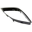 Front, Passenger Side Fog Light Trim, Black, Bezel, Except SRT/Pursuit Models
