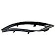 Front, Passenger Side Fog Light Trim, Black, Bezel, Except SRT/Pursuit Models