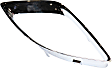 Front, Passenger Side Fog Light Trim, Chrome, Bezel, Except SRT/Pursuit Models