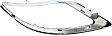 Front, Passenger Side Fog Light Trim, Chrome, Bezel, Except SRT/Pursuit Models