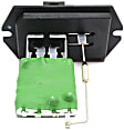 Blower Motor Resistor, without Auto. Temp Control
