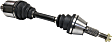 2004 Dodge Ram 1500 - Front, Driver or Passenger Side Axle Assembly,  Not For Use With Lifted or Modified Suspensions; Standard Duty Replacement, 4WD, 5.7L 8Cyl OE Replacement Series