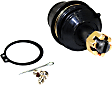 Front, Driver or Passenger Side, Lower, Rearward Ball Joint, RWD, Non-Adjustable Type