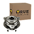 Front, Driver or Passenger Side Wheel Hub, with Bearing, 2-Door, Convertible/4-Door, Sedan