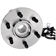 Front, Driver Side Wheel Hub, With Bearing, With Sensor, 6 x 4.5 in. Bolt Pattern, 4WD