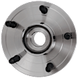 Front, Driver or Passenger Side Wheel Hub, With Bearing, 5 x 5.5 in. Bolt Pattern, 4WD, 2-Wheel ABS