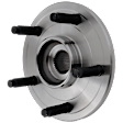 Front, Driver or Passenger Side Wheel Hub, With Bearing, 5 x 5.5 in. Bolt Pattern, 4WD, 2-Wheel ABS