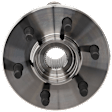 Front, Driver or Passenger Side Wheel Hub, With Bearing, 6 x 4.5 in. Bolt Pattern, 4WD