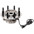 Front, Driver or Passenger Side Wheel Hub, With Bearing, With Sensor, 8 x 6.5 in. Bolt Pattern