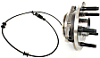 Front, Driver or Passenger Side Wheel Hub, With Bearing, With Sensor, 5 x 5.5 in. Bolt Pattern