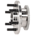 Front, Driver or Passenger Side Wheel Hub, With Bearing, 6 x 4.5 in. Bolt Pattern, RWD