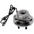 Front, Passenger Side Wheel Hub, With Bearing, With Sensor, 6 x 4.5 in. Bolt Pattern