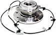 Front, Passenger Side Wheel Hub, With Bearing, With Sensor, 8 x 6.5 in. Bolt Pattern, 4WD, Base Model