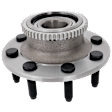 Front, Driver or Passenger Side Wheel Hub, With Bearing, 8 x 6.5 in. Bolt Pattern, RWD, Base Model