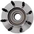 Front, Driver or Passenger Side Wheel Hub, With Bearing, 8 x 6.5 in. Bolt Pattern, RWD, Base Model