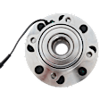 Front, Driver or Passenger Side Wheel Hub, with Bearing, with Sensor, 4WD, 8 Stud Wheel