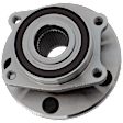 Front, Driver or Passenger Side Wheel Hub, With Bearing, 5 x 4.5 in. Bolt Pattern