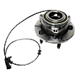 Front, Driver or Passenger Side Wheel Hub, With Bearing, With Sensor, 5 x 5.5 in. Bolt Pattern