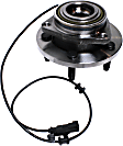Front, Driver or Passenger Side Wheel Hub, With Bearing, With Sensor, 5 x 5.5 in. Bolt Pattern
