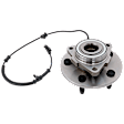 Front, Driver or Passenger Side Wheel Hub, With Bearing, With Sensor, 5 x 5.5 in. Bolt Pattern
