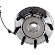 Front, Driver or Passenger Side Wheel Hub, With Bearing, With Sensor, 8 x 6.5 in. Bolt Pattern, 4WD