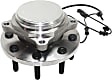 Front, Driver or Passenger Side Wheel Hub, With Bearing, With Sensor, 8 x 6.5 in. Bolt Pattern, RWD