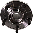 Front, Driver or Passenger Side Wheel Hub, With Bearing, 5 x 4.5 in. Bolt Pattern
