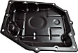 Transmission Pan, Black, Steel, For 42RLE Transmission