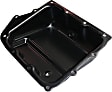 Transmission Pan, Black, Steel