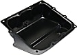 Transmission Pan, Black, Steel