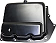 Transmission Pan, Black, Steel