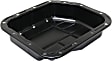 Transmission Pan, Black, Steel