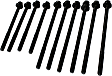 Cylinder Head Bolt, 4 Cyl., 2.0L Engine, Turbocharged, SOHC, 16 Valve