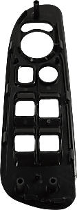 Front, Driver Side Window Switch Bezel, Gray