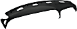 Dash Cover, Black, Molded; Overlay Over Factory Dash