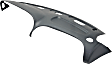 Dash Cover, Graphite Gray, Molded; Overlay Over Factory Dash