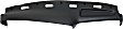 1994-1997 Dodge Ram 1500 - Dash Cover, Black, Molded; Overlay Over Factory Dash