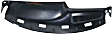 Dash Cover, Graphite Gray, Molded; Overlay Over Factory Dash