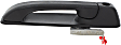 Front, Passenger Side Textured Black Exterior Door Handle, With Key Hole