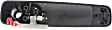 Front, Passenger Side Textured Black Exterior Door Handle, With Key Hole